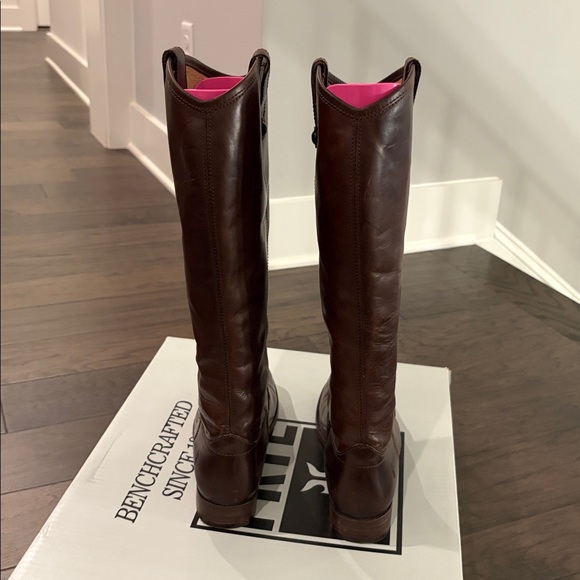 Frye Melissa Button Boots Sz 7.5 Extended Calf - Picture 5 of 13